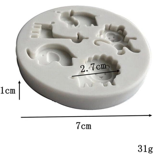5 Cavity Animal Mould CM642