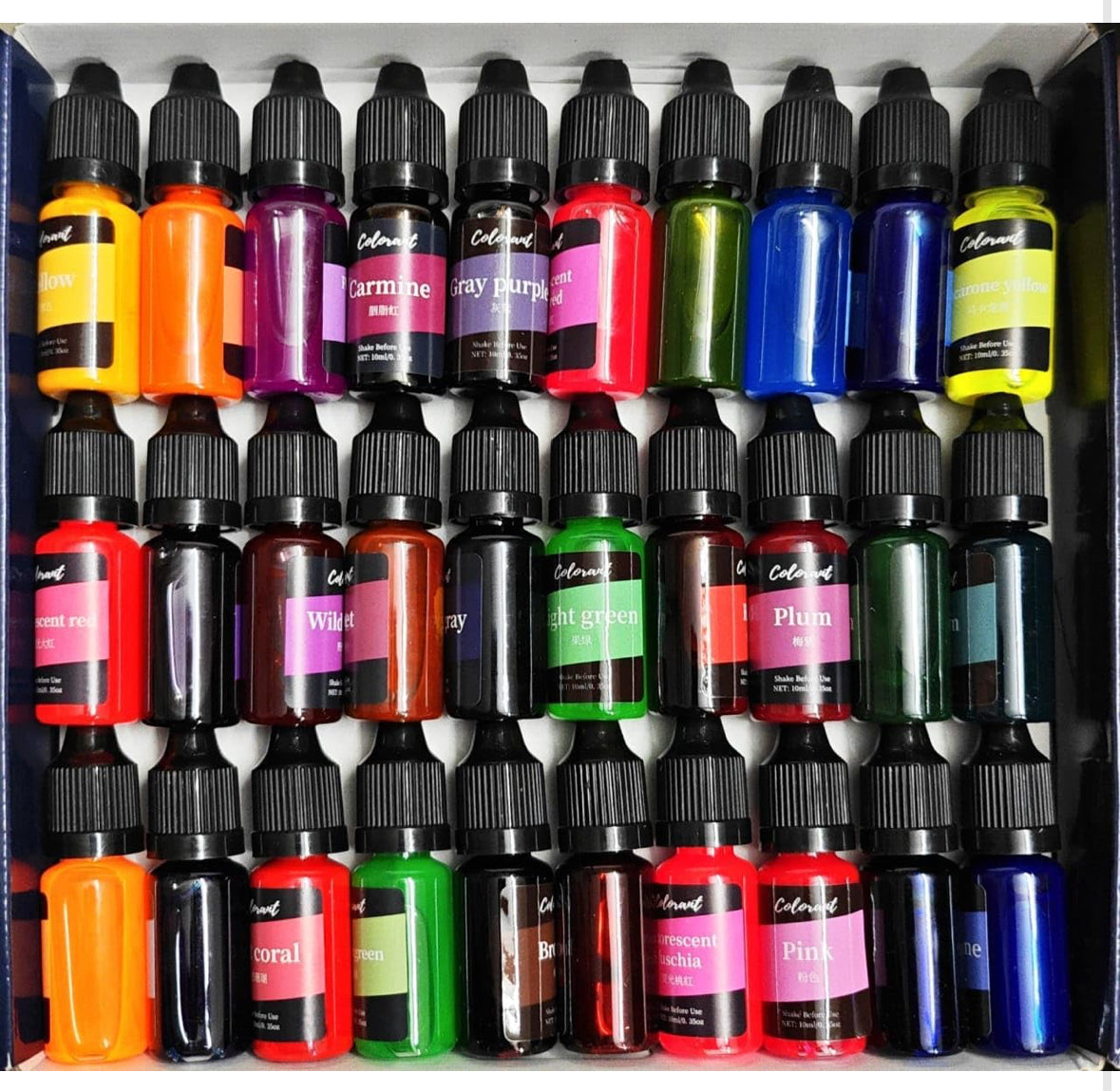 Candle Liquid Color Set of 30 Imported DM46