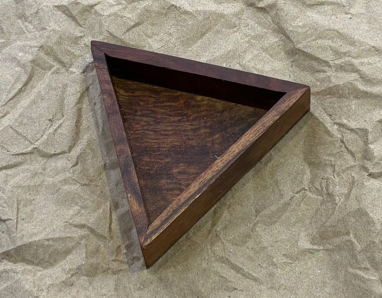 Wooden Triangle Bowl WD01