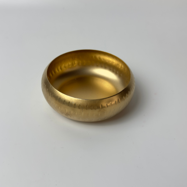 Hammered Metal Urli 4 inch (NEW) - WP92
