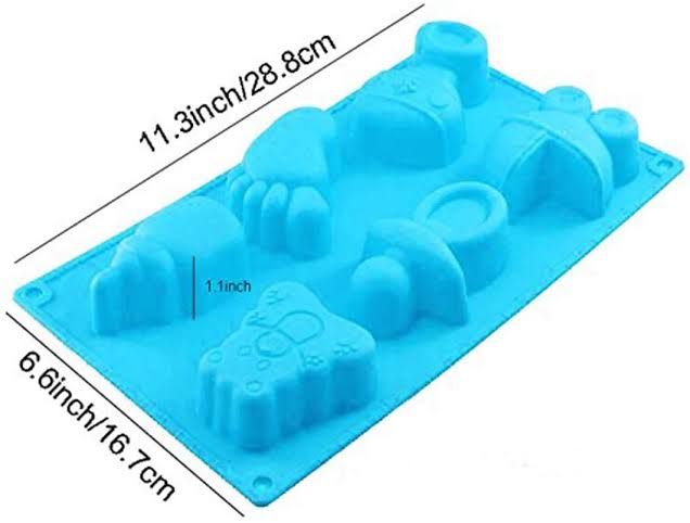 6 Cavity Soap Mould CM639