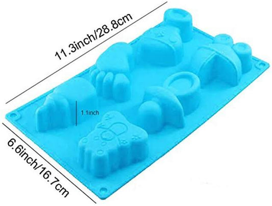 6 Cavity Soap Mould CM639