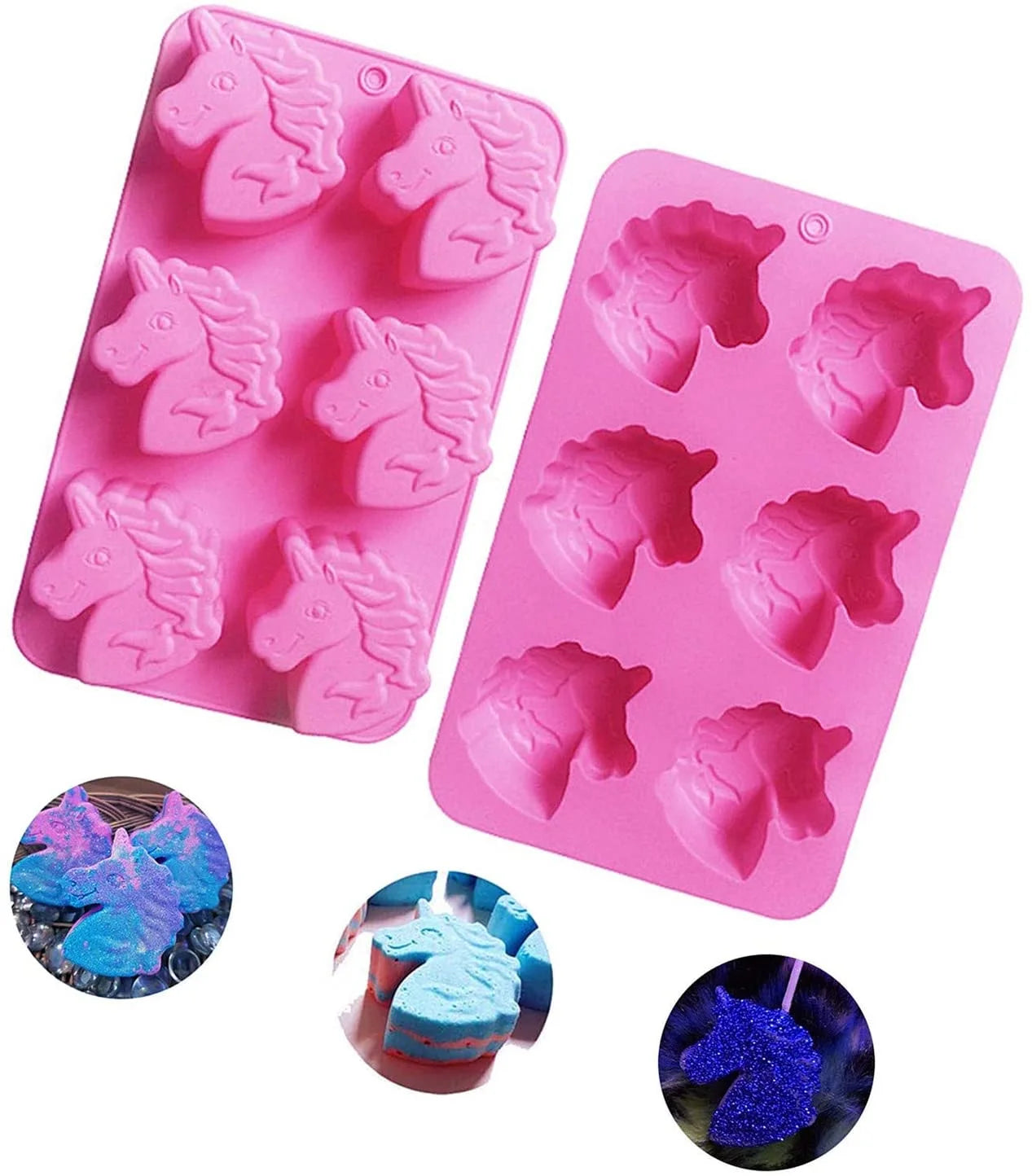 Unicorn Mould 6 Cavity CM687