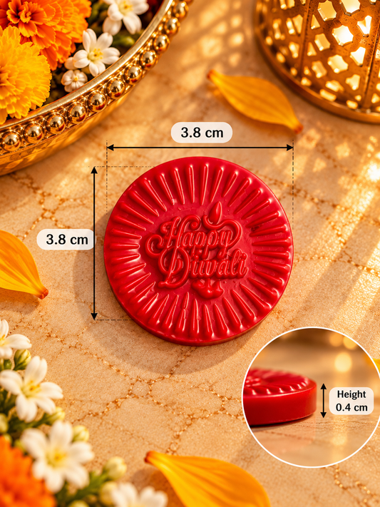 Round Happy Diwali Mould | CM930