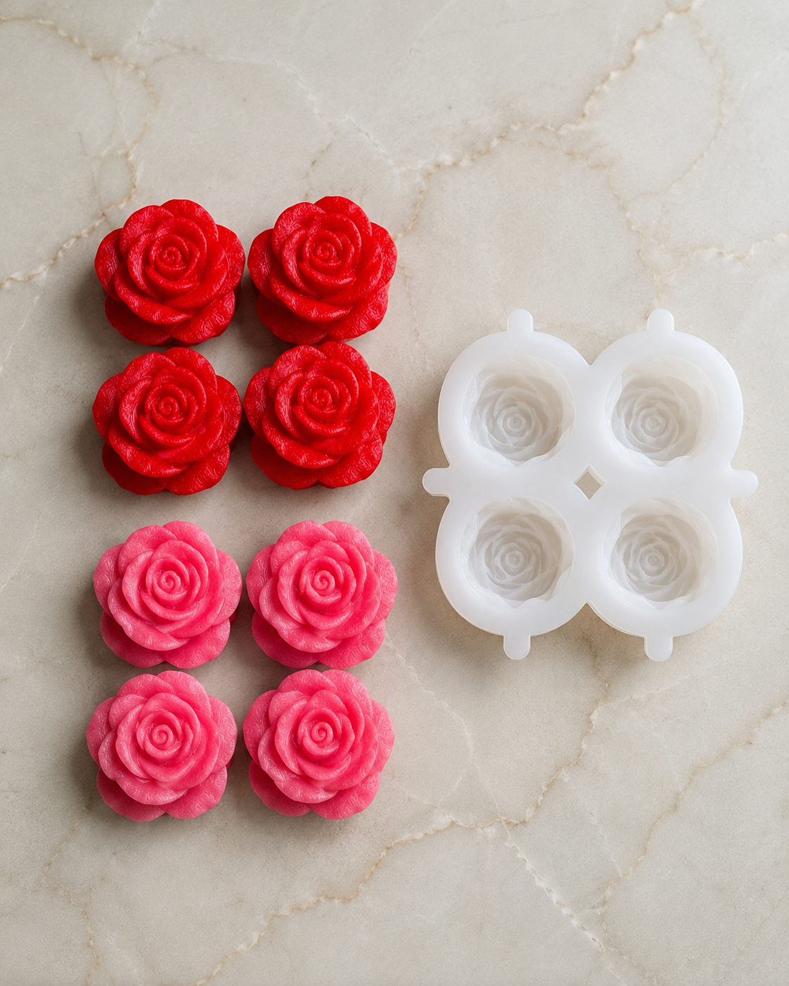 4 cavity Flower Mould | CM903