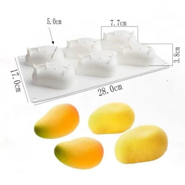 Mango Mould 6 Cavity CM679