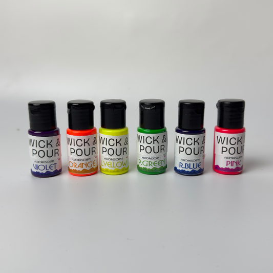 Fluorescent Liquid Color Pack of 6 - WP34
