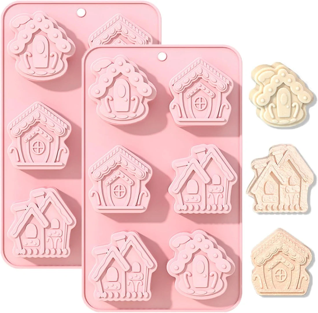 Christmas House Mould XMAS30