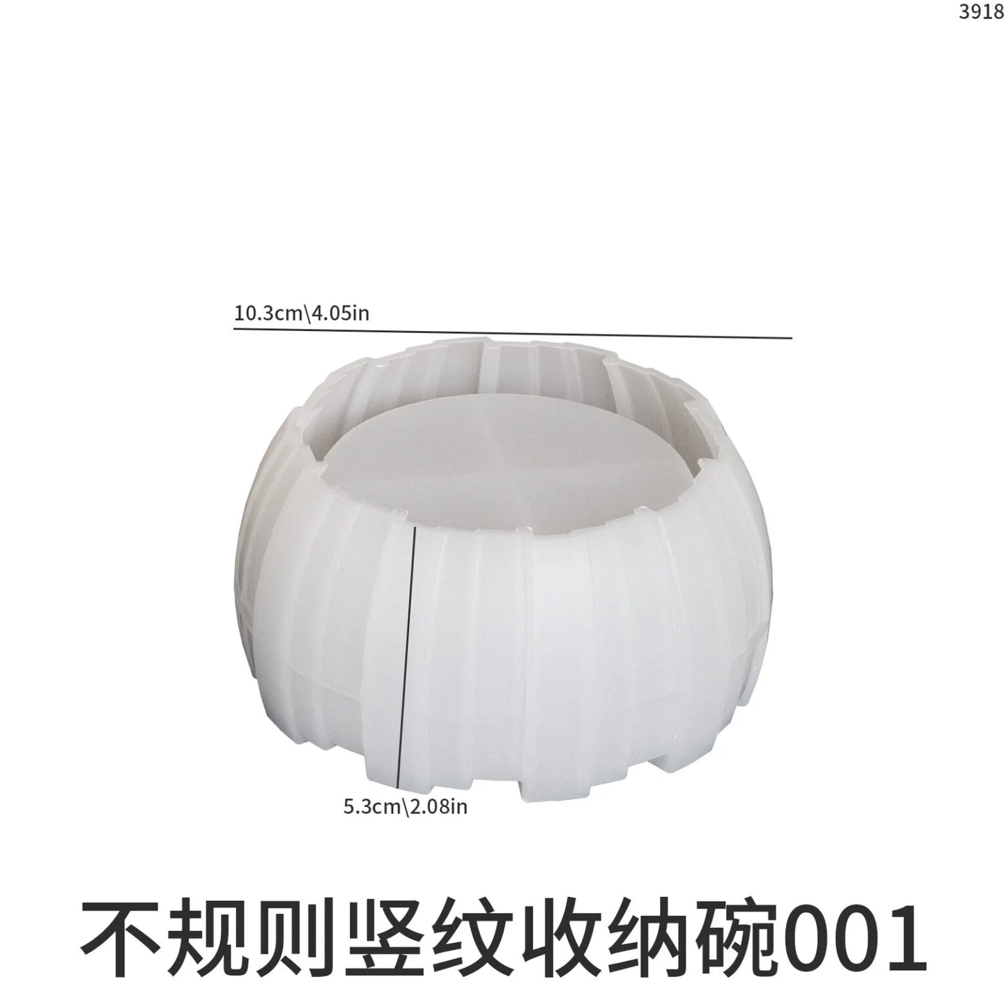 Stripe Concrete Bowl Mould CM699