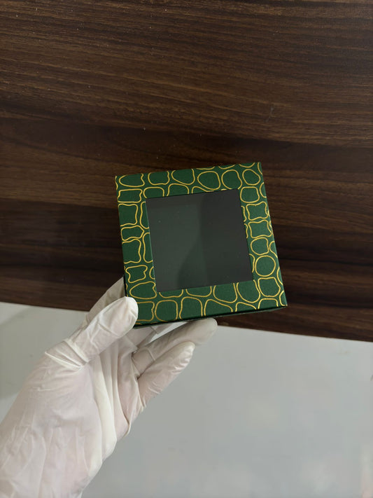 Green Gold Foil I Peony Box PO18