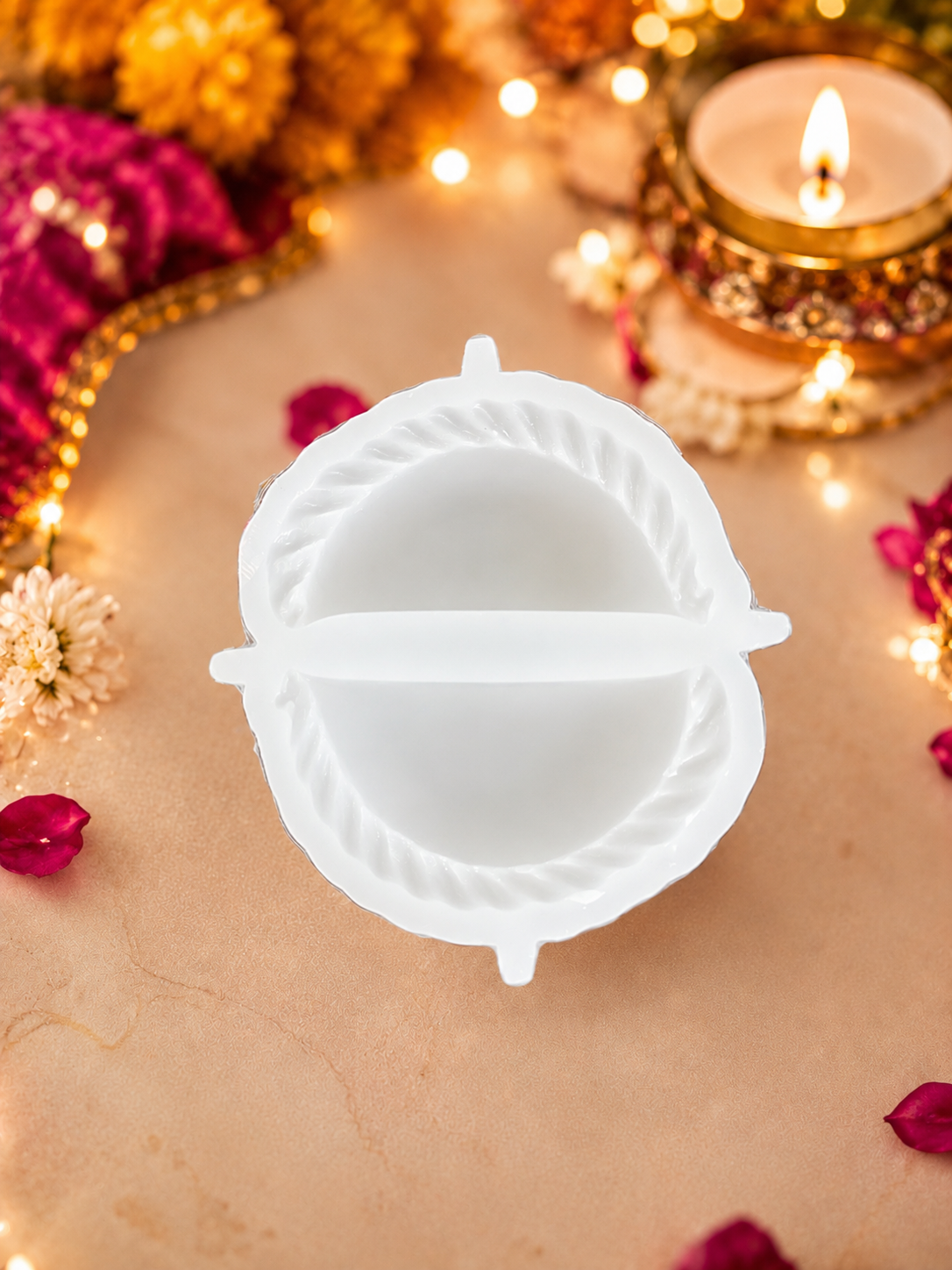 Gujiya Mould | 2 Cavity Mithai Mould | CM904