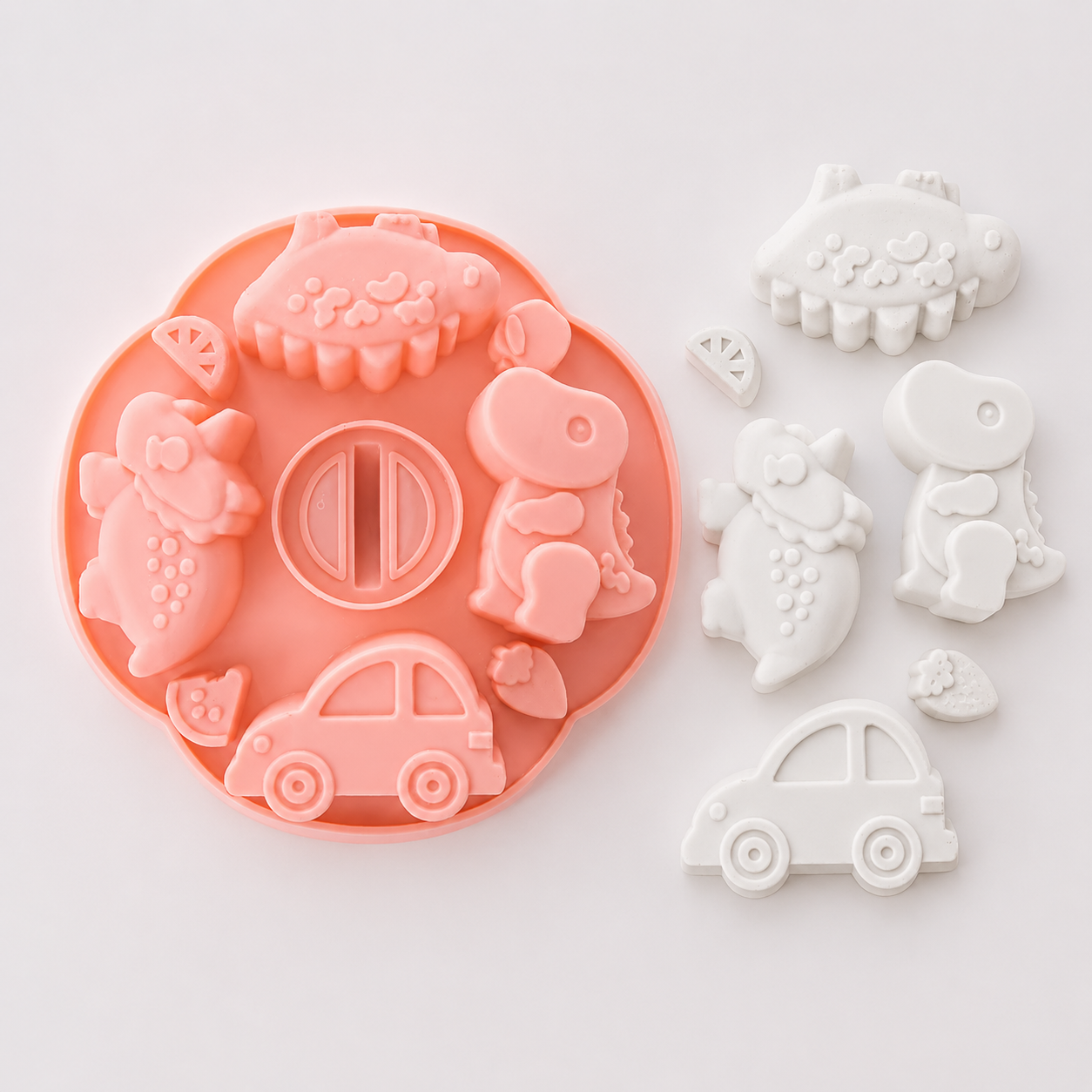 4 Cavity Cartoon with lid Mould CM622