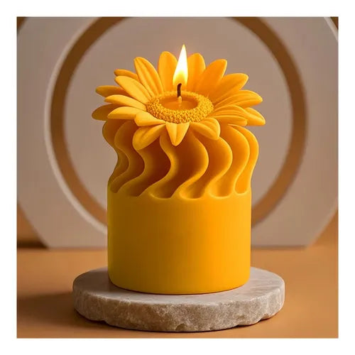 Sunflower Pillar Mould CM611