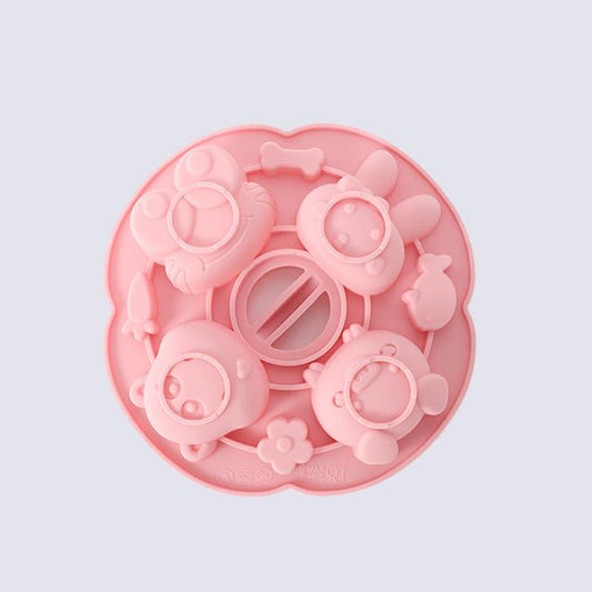 4 Cavity Cartoon with lid Mould CM621