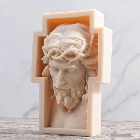 Jesus Cross Face Mould CM576