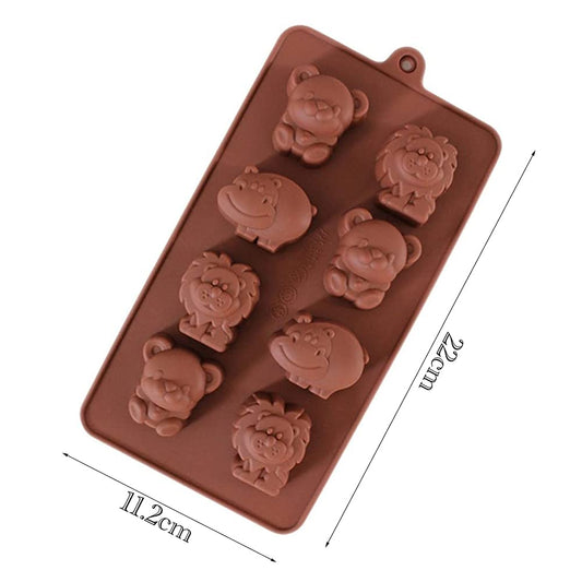 8 Cavity Lion Mould CM649