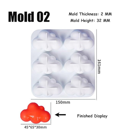 Cloud Mould 6 Cavity CM164
