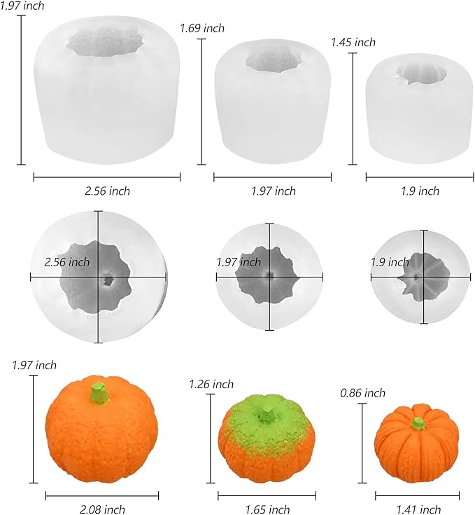 Pumpkin Mould Set of 3 CM455