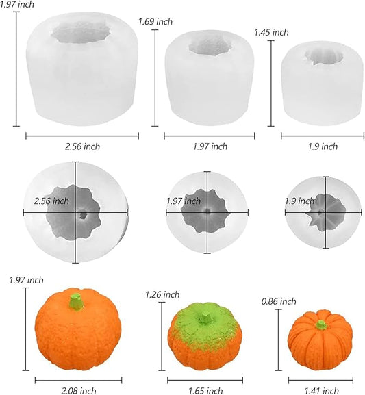 Pumpkin Mould Set of 3