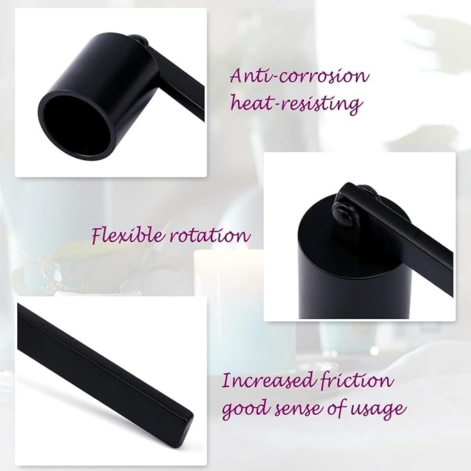Candle wick extinguisher cover