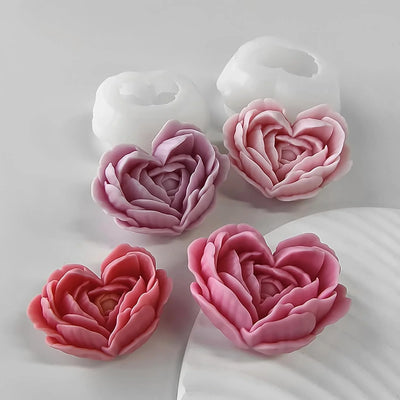 Heart Rose Mould CM81