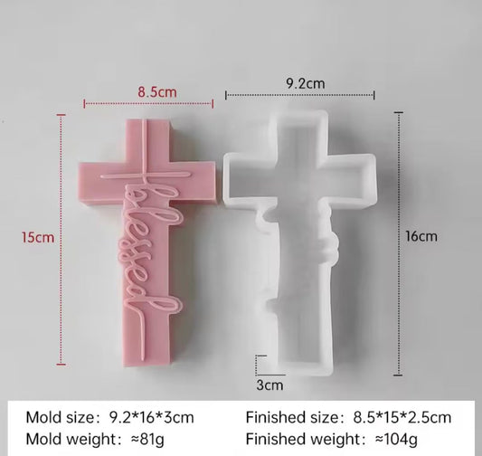 Cross Blessed Big Mould CM531