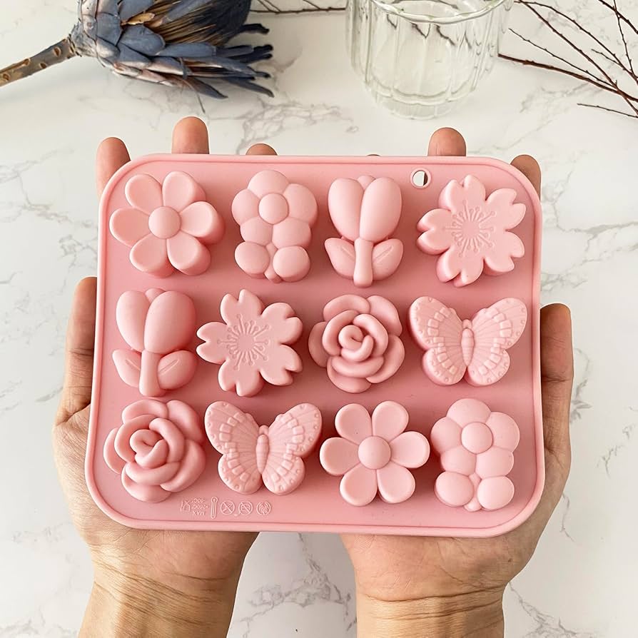 12 Cavity Flower Element Mould CM233