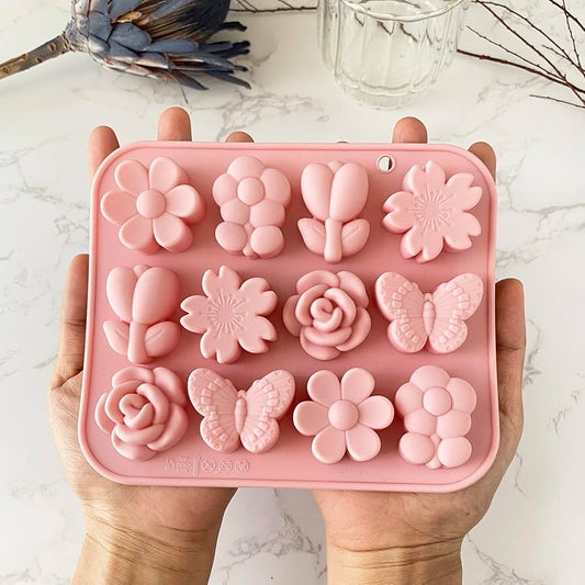12 Cavity Flower Element Mould CM233