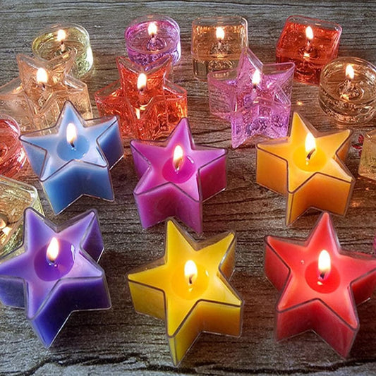 Star Tealight Container 50 Pieces (Big) WP138