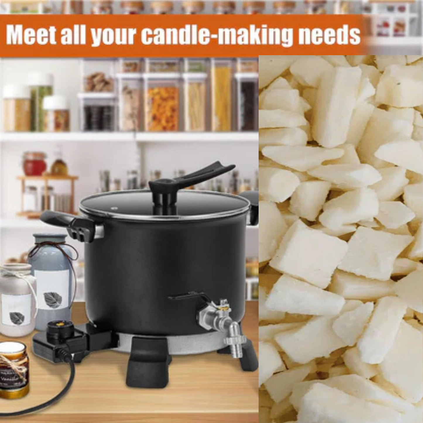 Wax Melter Premium Non-Stick Coating 5 Liter WP787