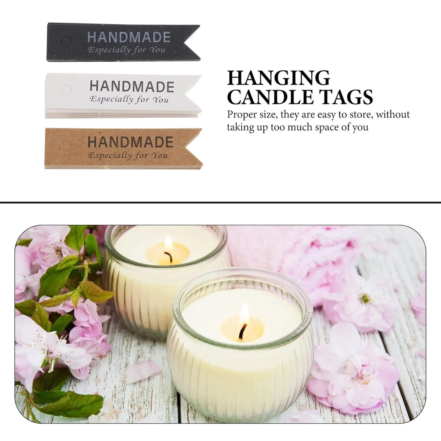 Candle Top Wick Label (Pack of 10)