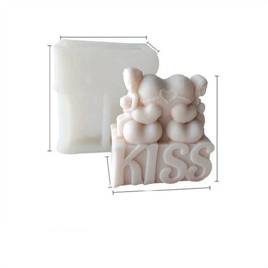 Valentine Kiss Mould CM458