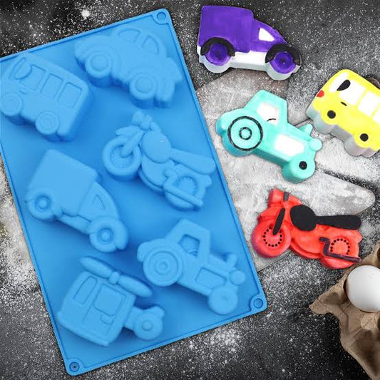 6 Car Bike Mould CM572