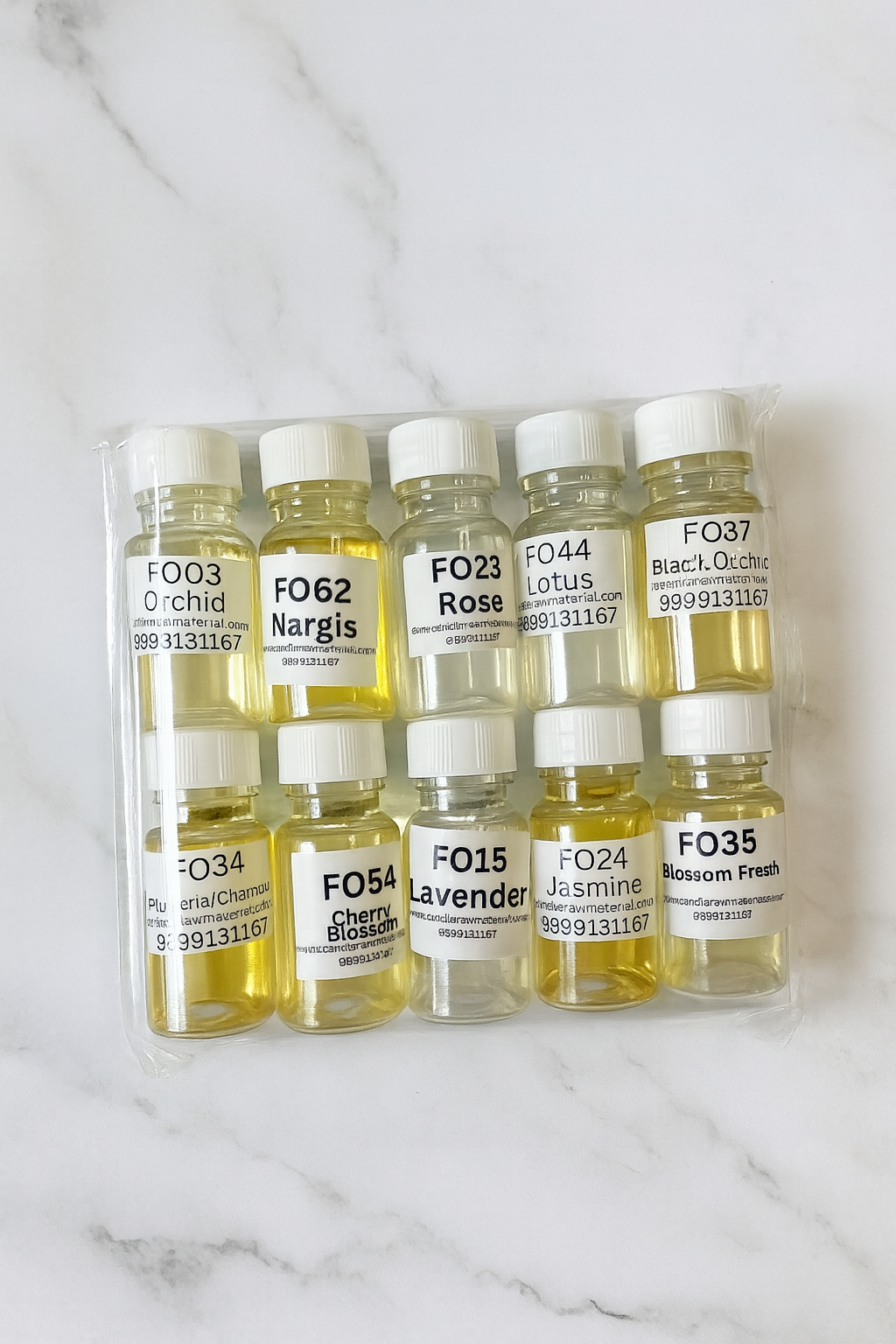 Set of 10 Floral fragrance - FO102