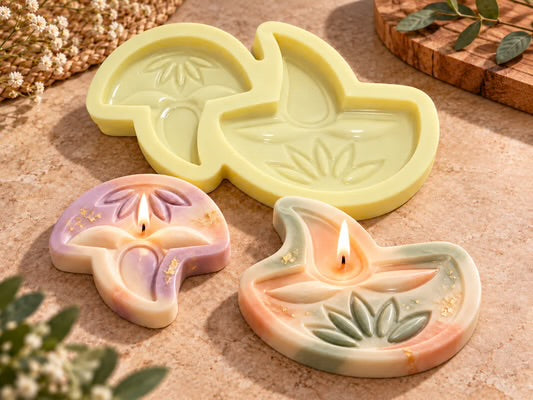 Diya Silicon Mould 2 Cavity | CM734