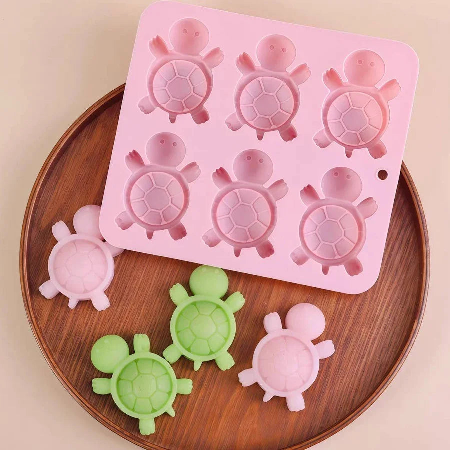 Turtle Mould 6 Cavity CM688