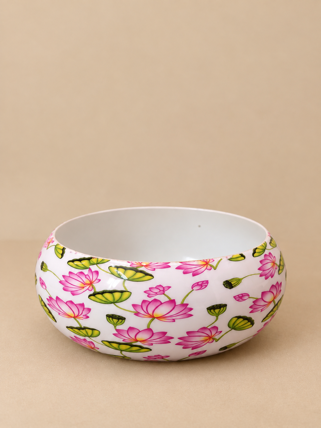 Lotus Printed Urli | UD27