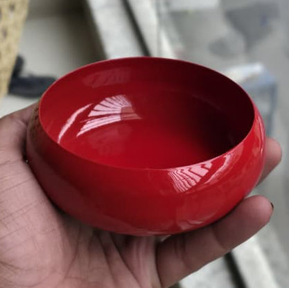 Red Bowl Metal Urli - UD04
