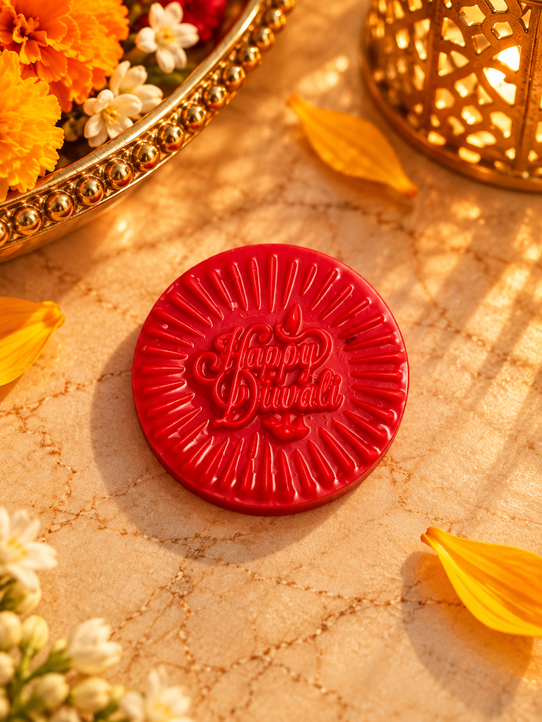 Round Happy Diwali Mould | CM930