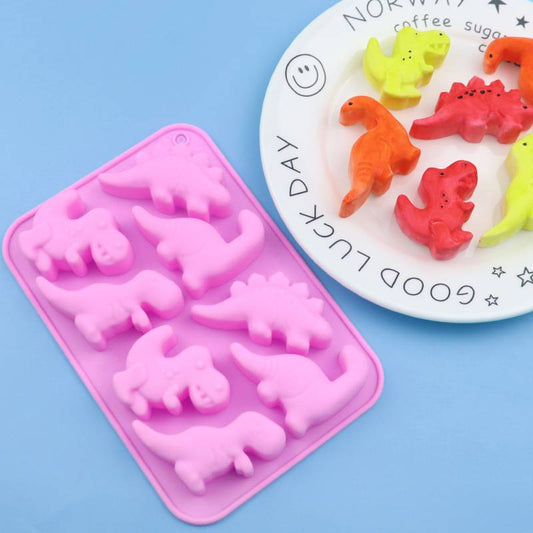 8 Cavity Dinosaur Mould CM640