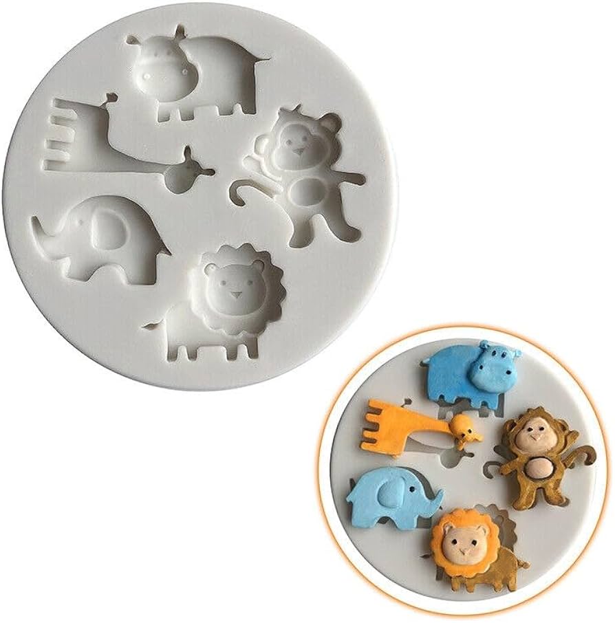 5 Cavity Animal Mould CM642