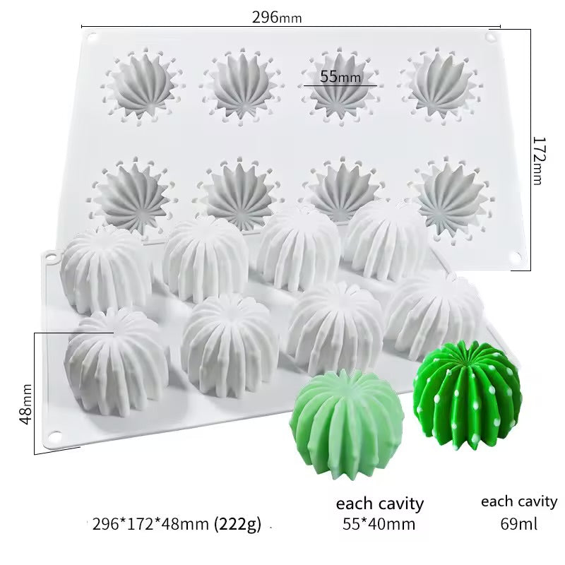 Cactus Mould 8 Cavity CM682