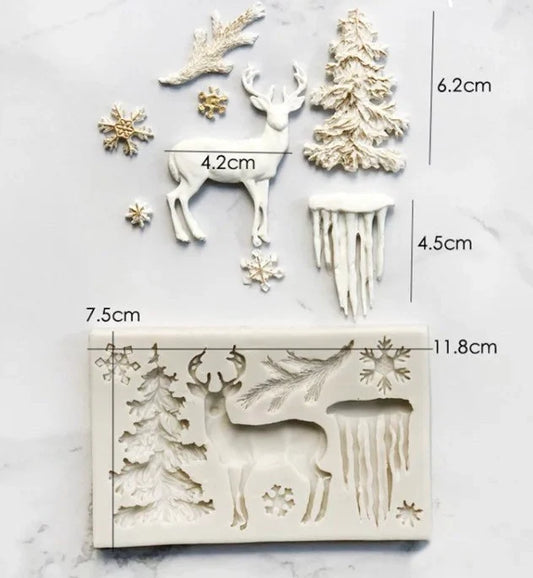 Reindeer Tree Mould CM431