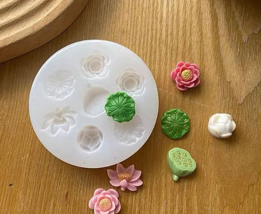 Lotus Pond Mould CM177