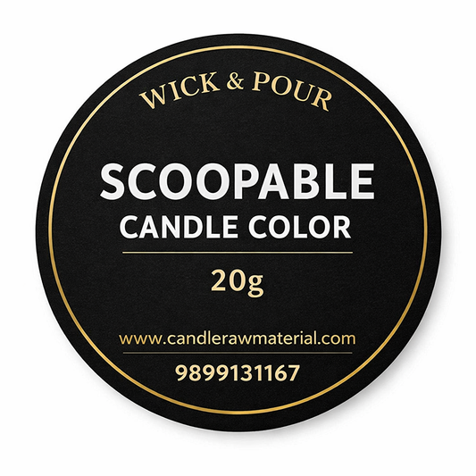Scoopable Candle Color