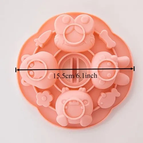 4 Cavity Cartoon with lid Mould CM621