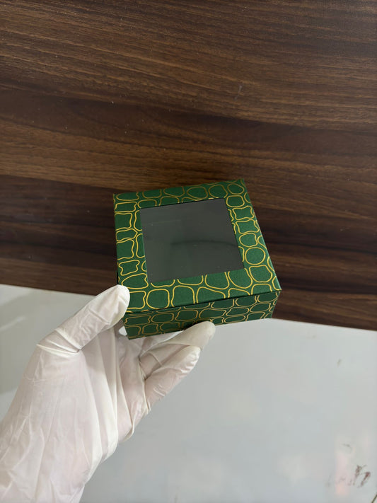 Green Gold Foil I Peony Box PO18