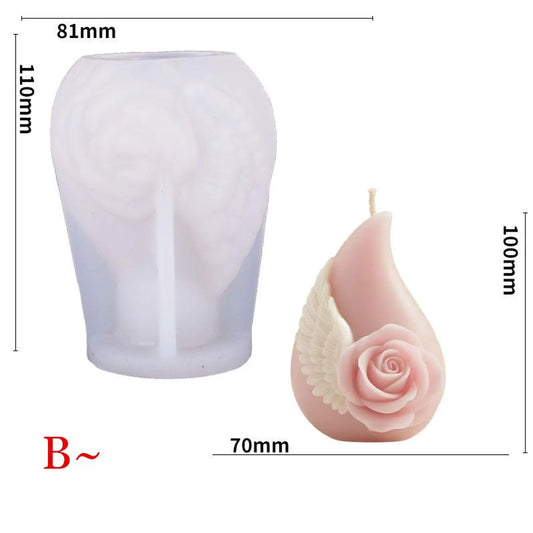 Rose Wings Mould CM426