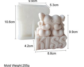 Valentine Kiss Mould CM458