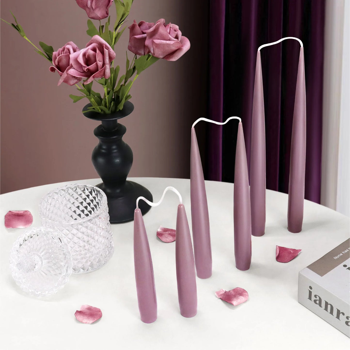 2 cavity Taper Candle Polycarbonate Mould PC15